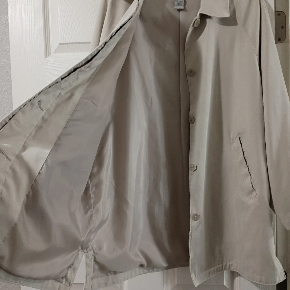 Collection By Cherokee Classic Beige Women's Coat Velvety Feel